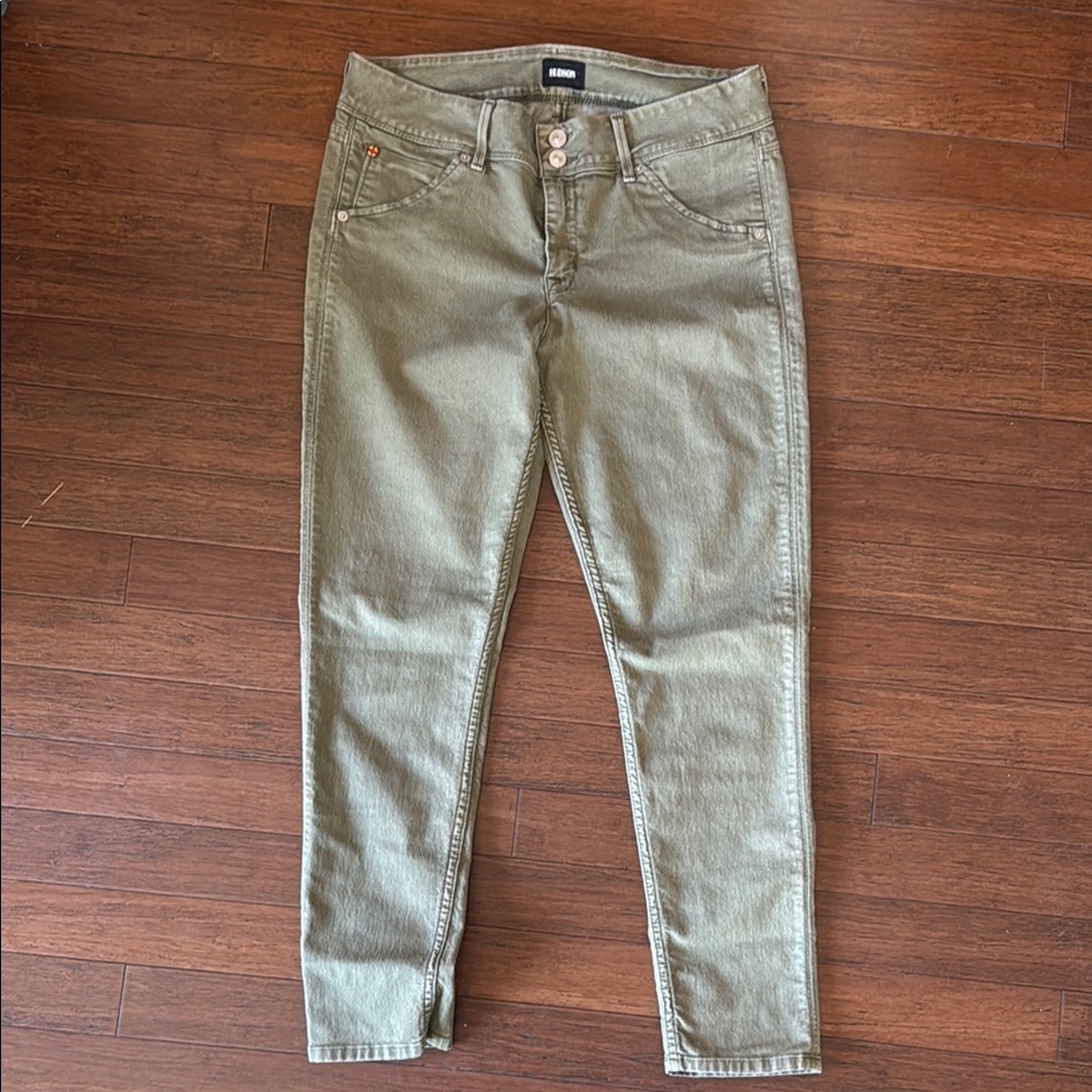 Hudson Jeans Green Skinny Jeans - Picture 1 of 2
